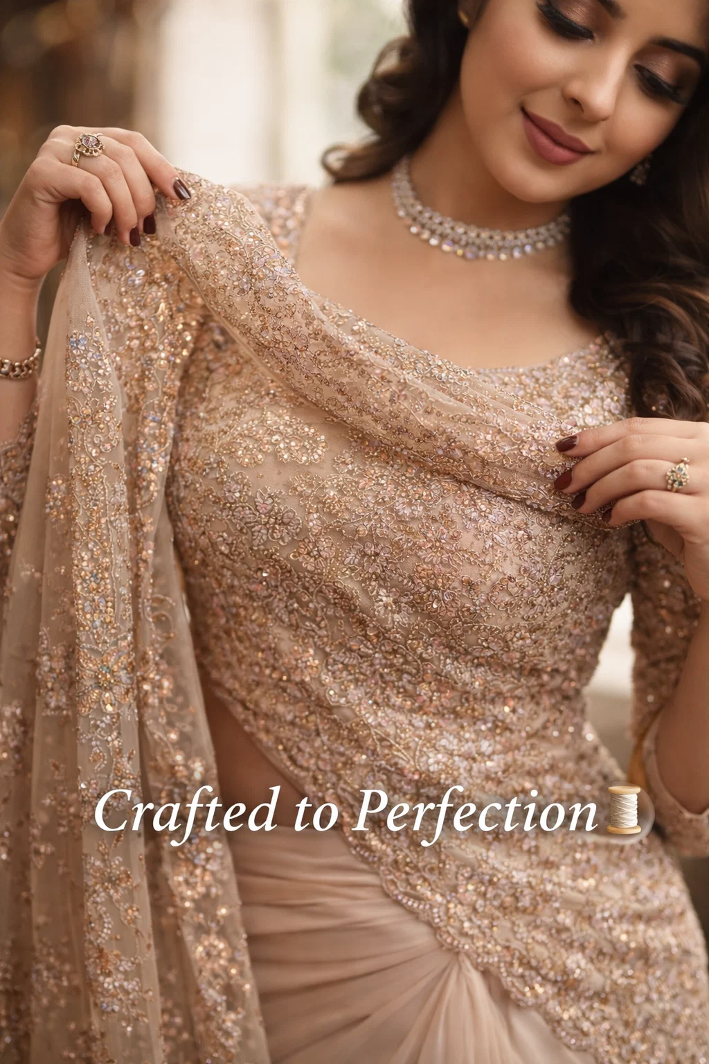 Product Name: Timeless Elegance Embroidered Designer Saree