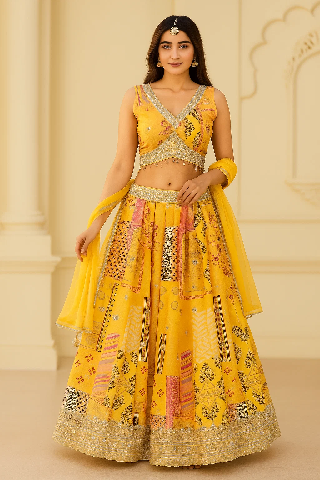 Yellow Wedding Lehenga