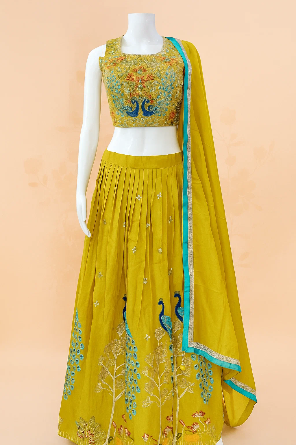 Mustard lehnga