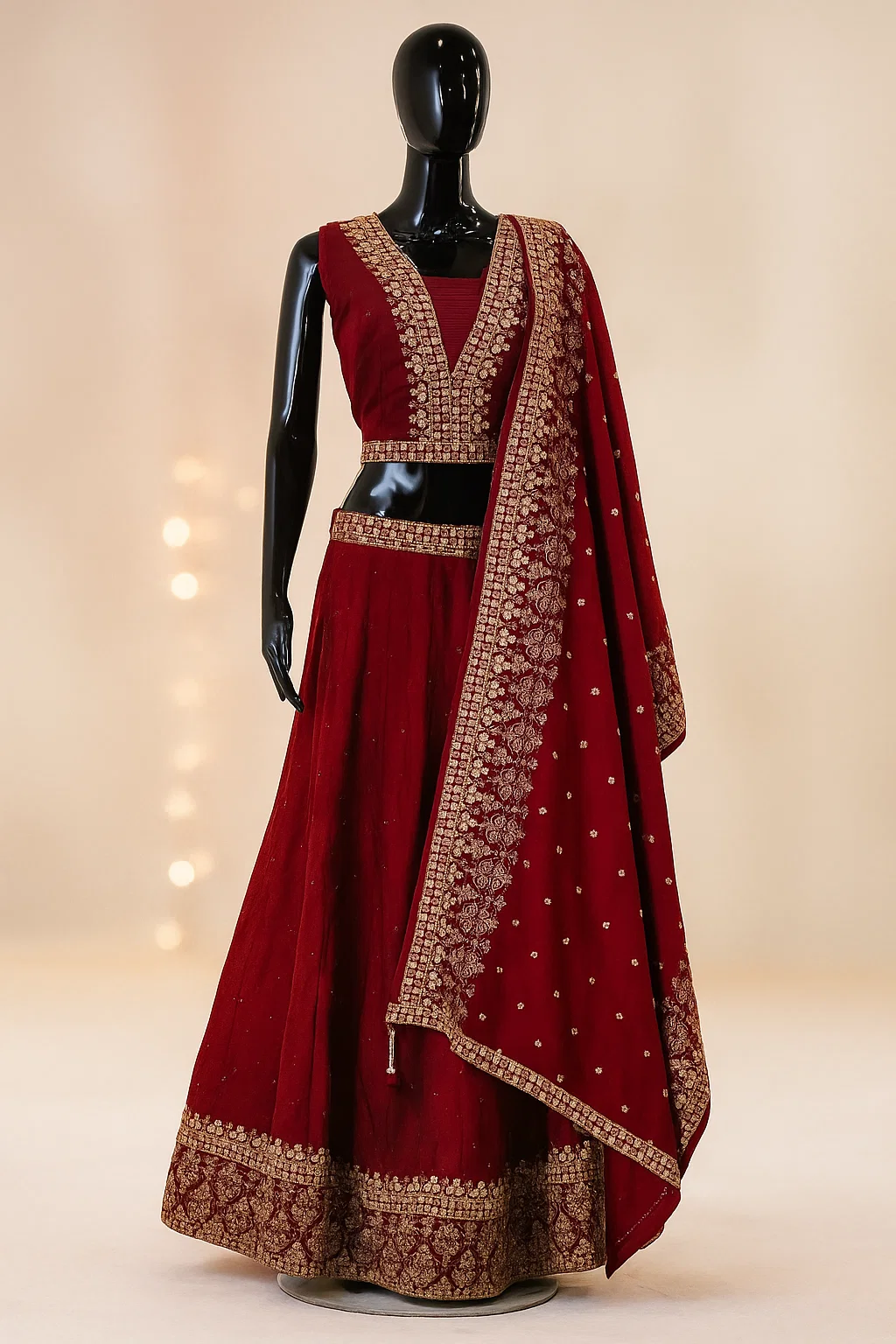 Brown Lehenga