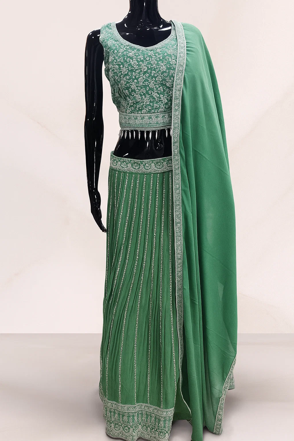 Green lehenga