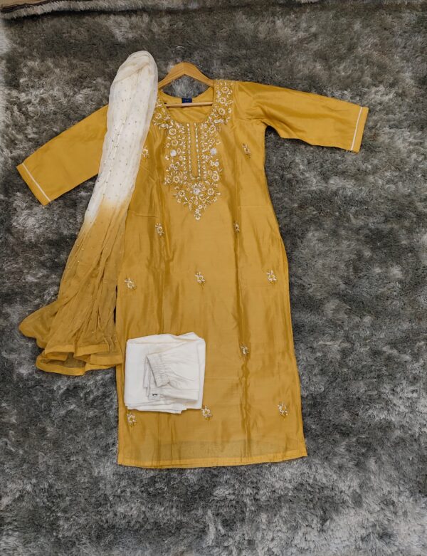 Beautiful Chanderi silk dress