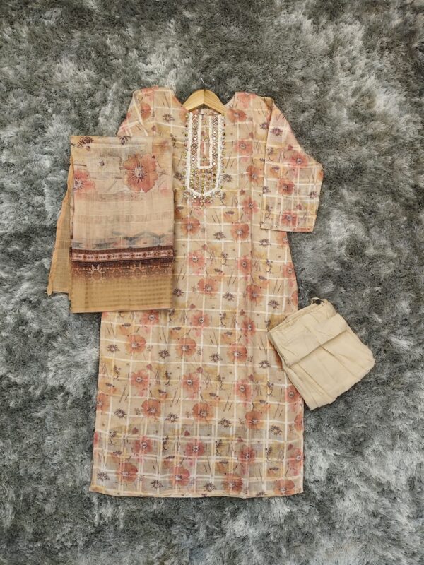 Chanderi silk dress
